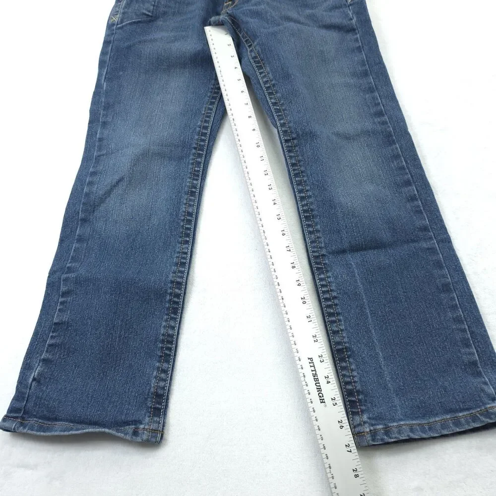 Ariat M5 Straight Fit Straight Leg Men's 28x30 (28x27) Blue Cotton Denim Jeans